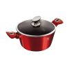 Berlinger Haus BURGUNDY bevonatos LÁBOS üvegfedővel 30cm 8,0l / BH-6192 / 