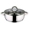 Blaumann GOURMET LINE rozsdamentes lábos üvegfedővel 2,75 L (BL-1002)