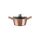 Berlinger Haus ROSE GOLD bevonatos LÁBOS üveg fedővel  28cm 6,1l / BH-1516N /