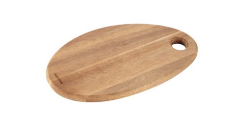Tescoma FEELWOOD ovális tálaló- és vágódeszka 27 x 18 cm