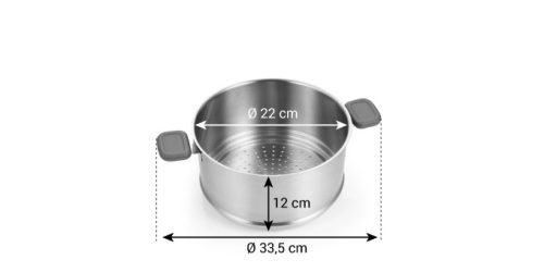 Tescoma GrandCHEF gőzölőedény ø 20 / 22 cm