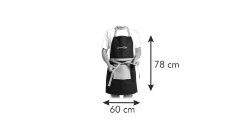 Tescoma GrandCHEF konyhai kötény, fekete