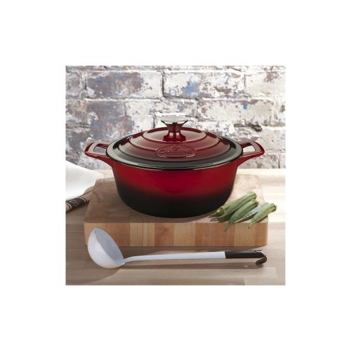 La Cuisine RED öntöttvas lábos+fedő 26×12 cm 4,75L