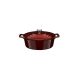 La Cuisine BERRY öntöttvas ovál sütőtál 29x11cm 4,75l+fedő