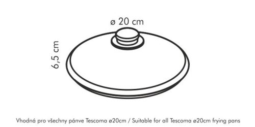 Tescoma UNICOVER üvegfedő ø 20 cm