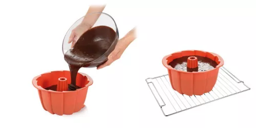 Tescoma DELÍCIA SiliconPRIME magas kuglófforma ø 23 cm, szelet