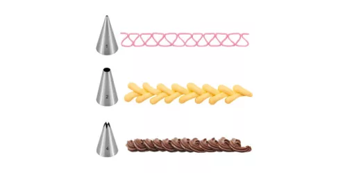 Tescoma DELÍCIA díszítőfejek 6 db, rozsdamentes acél