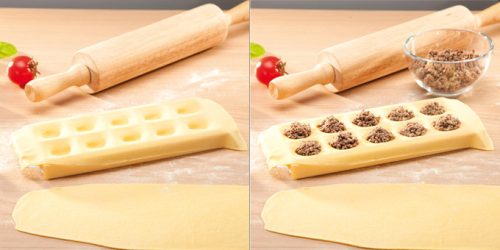 Tescoma DELÍCIA Kerek ravioli forma, 10 db