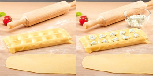 Tescoma DELÍCIA Négyzetes ravioli forma, 10 db