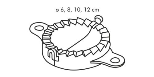 Tescoma DELÍCIA töltött táska és tésztakészítő forma, 4 db