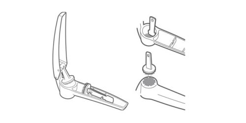 Tescoma PRESIDENT fokhagymanyomó, tisztítóval