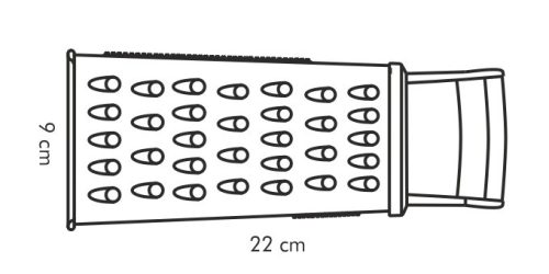 Tescoma HANDY reszelő műanyag fogóval