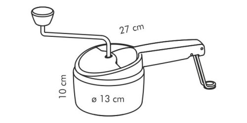 Tescoma HANDY forgófejes reszelő, 3 lemez