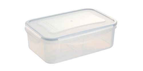 Tescoma FRESHBOX tárolódoboz 2 tálkával 1,2 l, téglalap alakú