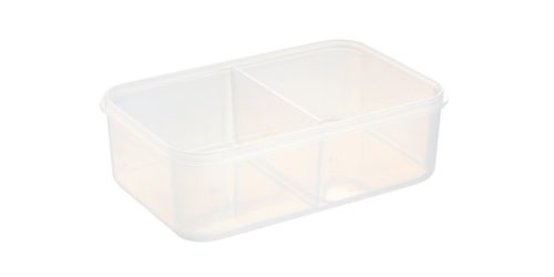 Tescoma FRESHBOX tárolódoboz 2 tálkával 1,2 l, téglalap alakú