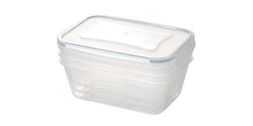 Tescoma FRESHBOX 3 db élelmiszertároló doboz, 1,0 l, téglalap alakú