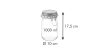 Tescoma DELLA CASA csatos befőttesüveg 1000 ml
