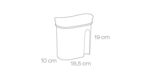 Tescoma 4FOOD ételtároló doboz 1,5 l