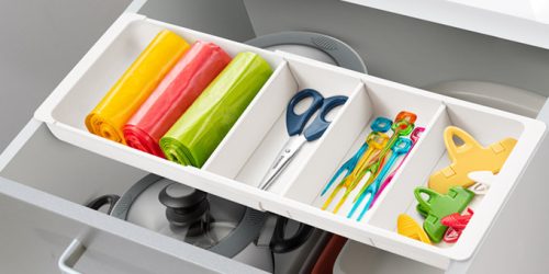 Tescoma FlexiSPACE állítható tartó fiókba 330 - 555 mm