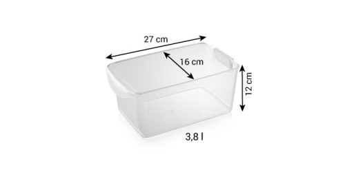 Tescoma FlexiSPACE tárolódoboz hűtőszekrénybe, nagy