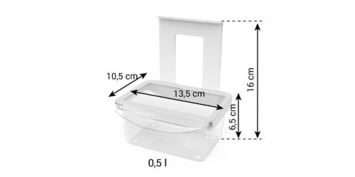 Tescoma FlexiSPACE fiók a hűtőszekrény ajtajára