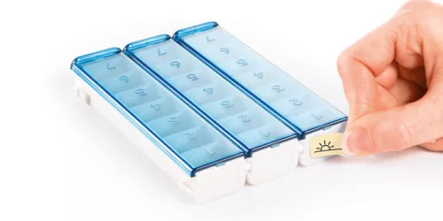 Tescoma PRESTO gyógyszeradagoló, kék