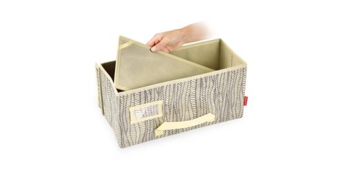 Tescoma FANCY HOME ruhatároló doboz 40 x 18 x 20 cm, cappuccino