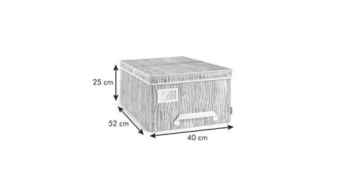 Tescoma FANCY HOME ruhatároló doboz 40 x 52 x 25 cm, cappuccino