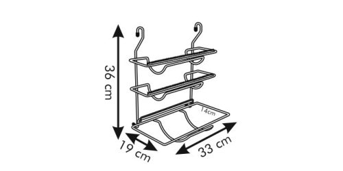 Tescoma MONTI fólia- és papírtörlőtartó