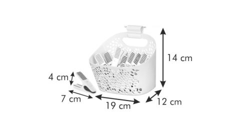 Tescoma CLEAN KIT ruhacsipesz kosárban, 20 db