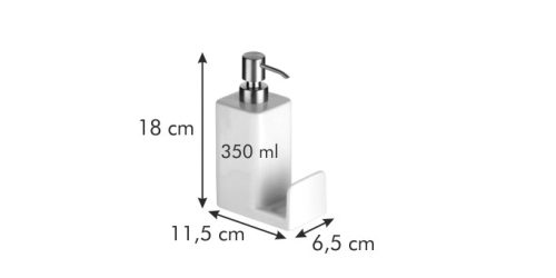 Tescoma ONLINE mosogatószer-adagoló, szivacstartóval 350 ml