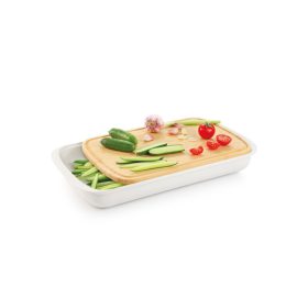 Tescoma ONLINE vágódeszka tárolóval 45 x 25 cm