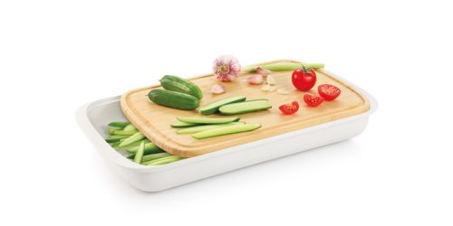 Tescoma ONLINE vágódeszka tárolóval 45 x 25 cm