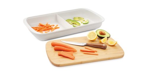 Tescoma ONLINE vágódeszka tárolóval 45 x 25 cm