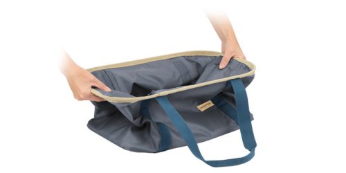 Tescoma Click SHOP! összecsukható bevásárlókosár, szürke