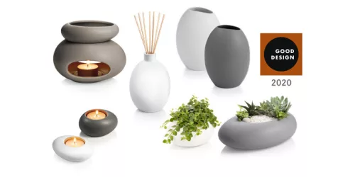Tescoma FANCY HOME Stones  nagy virágcserép,  szürke