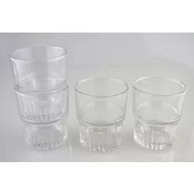 ÜDÍTŐSPOHÁR STÓCOLHATÓ TEMPERÁLT EMPILABLE 200ML P4