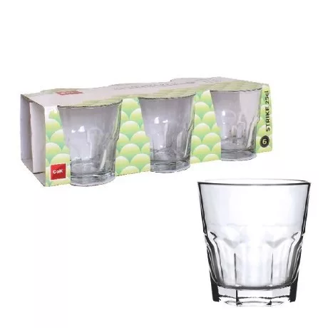 POHÁR ÜVEG 250ML STRIKE P6