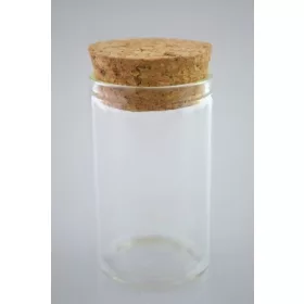 ÜVEGCSE EGYENESFALÚ PARAFADUGÓVAL 30*50MM P12