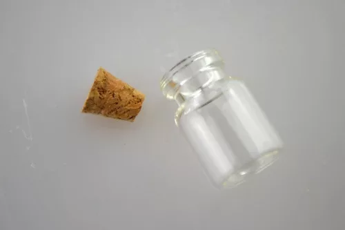 ÜVEG PARAFADUGÓVAL ÁTM.:15MM M.:22MM 24DB/PVC CSOM.