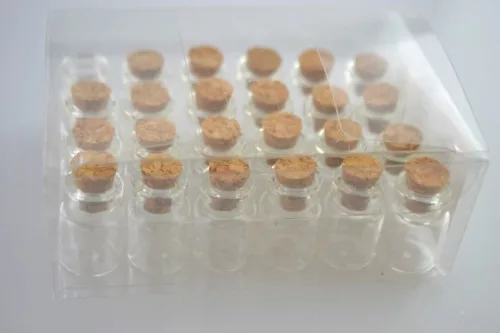 ÜVEG PARAFADUGÓVAL ÁTM.:15MM M.:22MM 24DB/PVC CSOM.