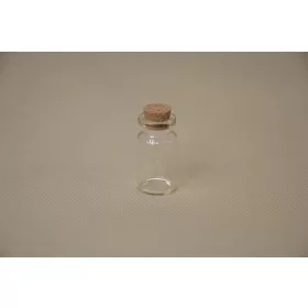 ÜVEGCSE PARAFA DUGÓVAL 2,2*4CM P20