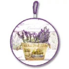 EDÉNYALÁTÉT FALI KER. LEVENDULÁS 16X16CM