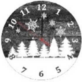 KARÁCSONYI FALIÓRA 28CM