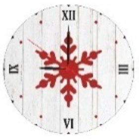 KARÁCSONYI FALIÓRA 28CM