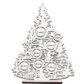 KARÁCSONYI DÍSZ - 22,5X29X5CM - BOLDOG KARACSONYT