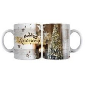 DÍSZÍTETT BÖGRE - BOLDOG KARACSONYT 350ML