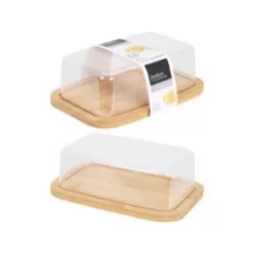 VAJTARTÓ MŰA. FEDŐ BAMBUSZ ALÁTÉTTEL 12,5X19X6CM