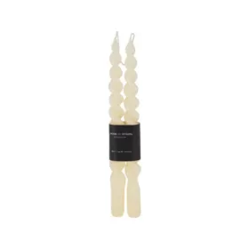   VACSORAGYERTYA, 2 DARABOS KÉSZLET, 22X290MM, 63 GR., CSAVAROS MINTÁVAL, SZÍN: CS