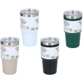 TERMOSZ POHÁR 0,6L 9X9X17CM 4 SZÍNBEN ALPINA